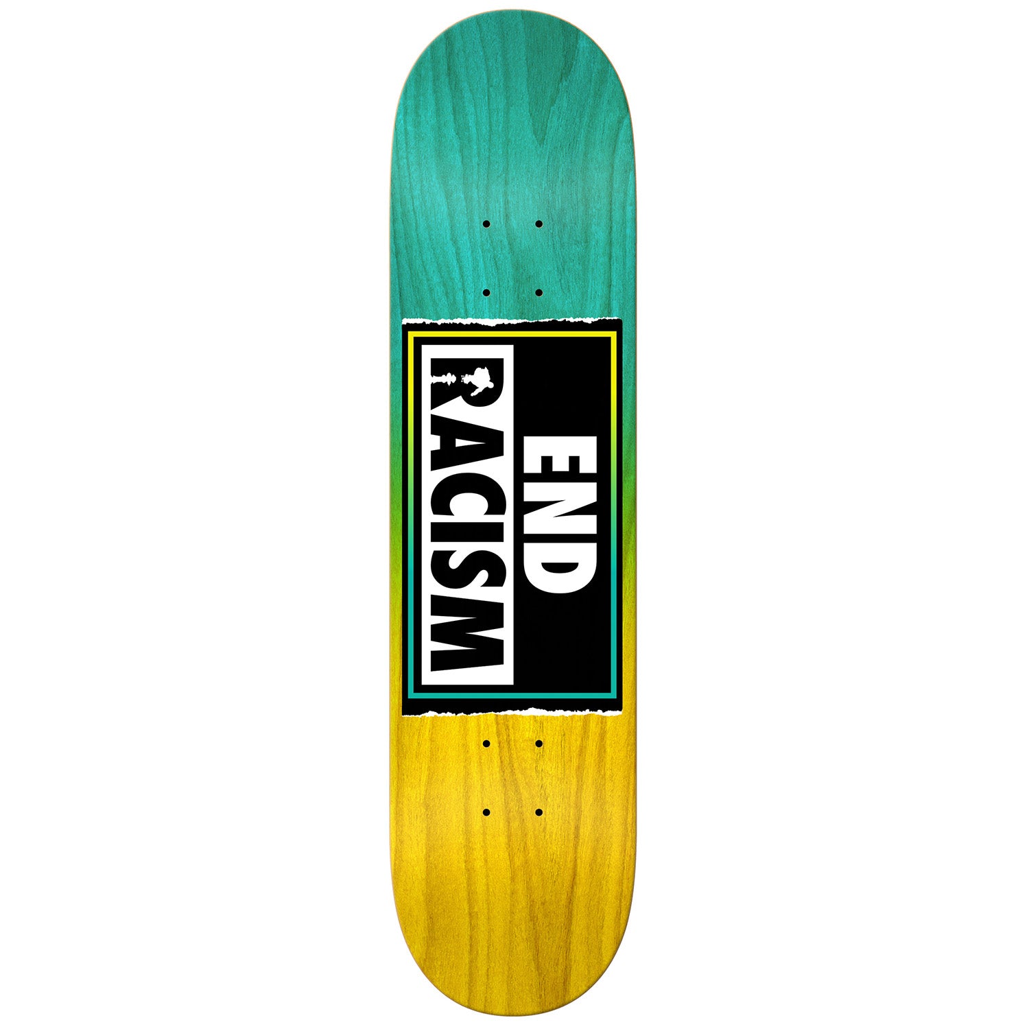 Real END RACISM Actions REALized Skateboard Deck