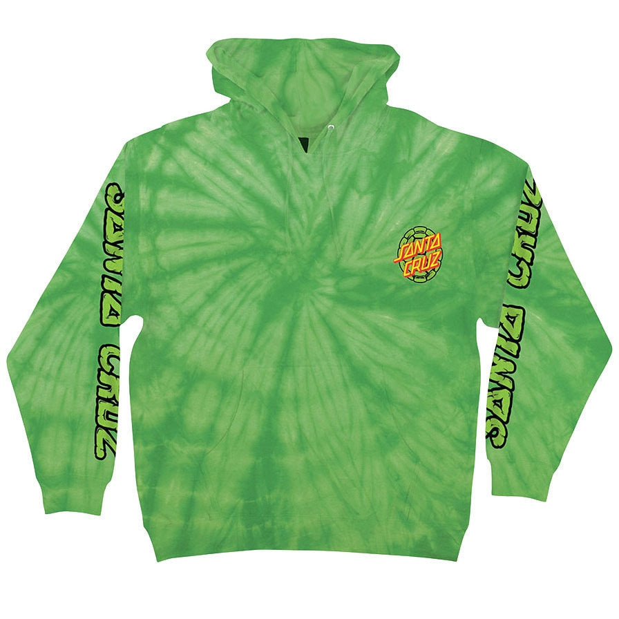 Santa Cruz x TMNT Turtle Power Pullover Hoodie - Spider Lime