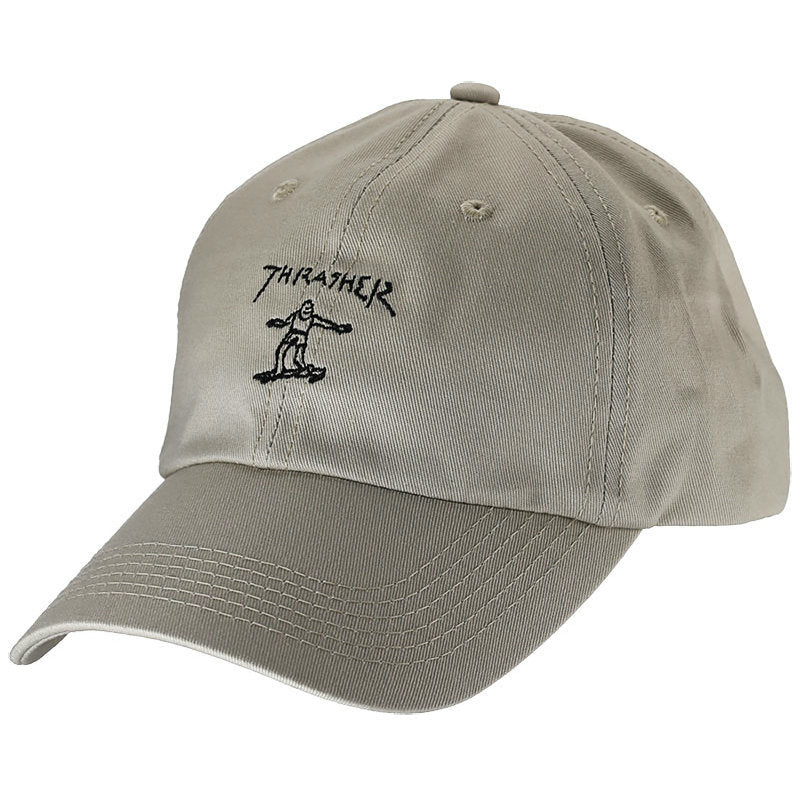 Thrasher Old Timer Dad Hat - Tan/Black