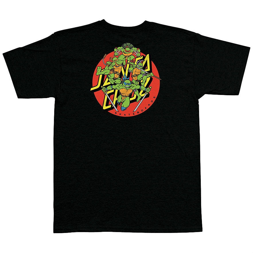 Santa Cruz X TMNT Turtle Power T-Shirt - Black