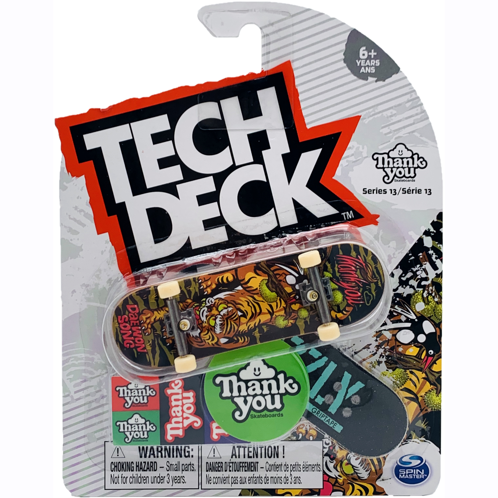 Daewon Song Tiger Thank You Series 13 Tech Deck