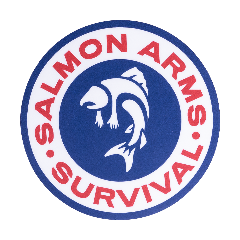 Survival Salmon Arms Sticker