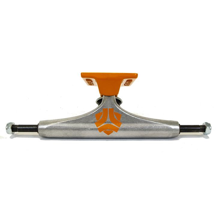 Orange Sendai Mag Mids D1 Destructo Skateboard Trucks