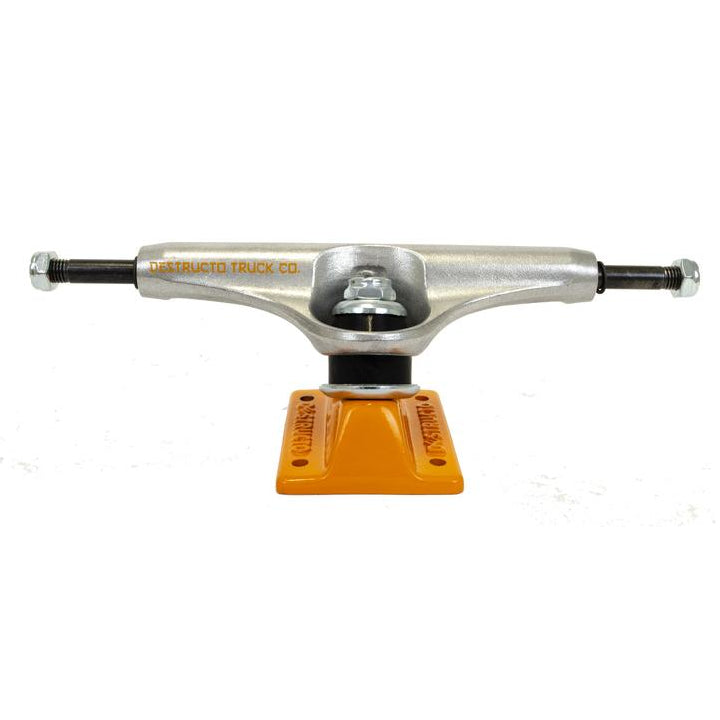 Orange Sendai Mag Mids D1 Destructo Skateboard Trucks