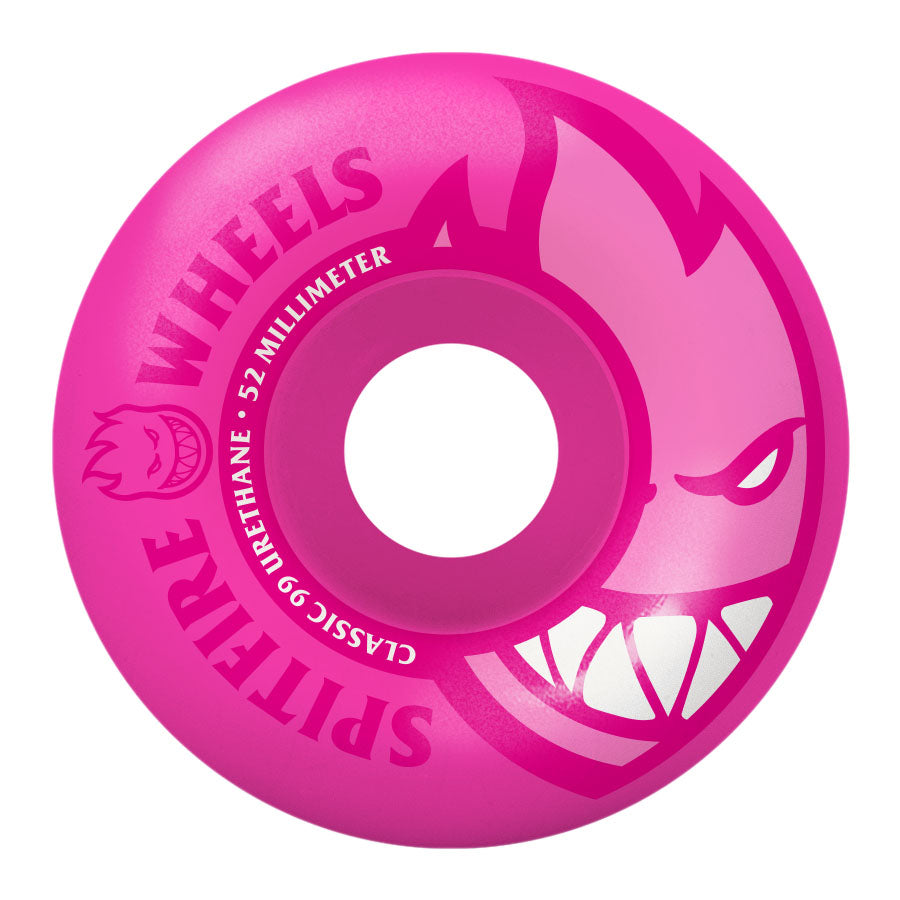 Pink Neon Bighead Spitfire Classic Formula Skateboard Wheels