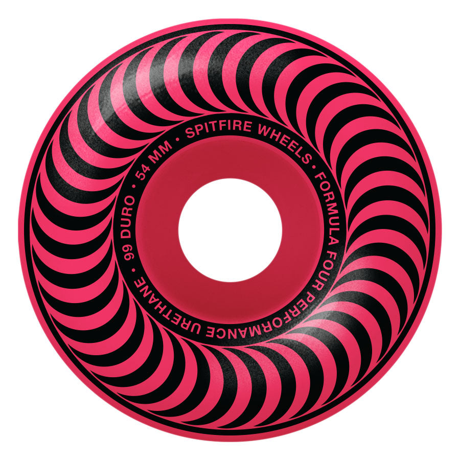 Pink Chroma Formula Four Spitfire Classics Skateboard Wheel