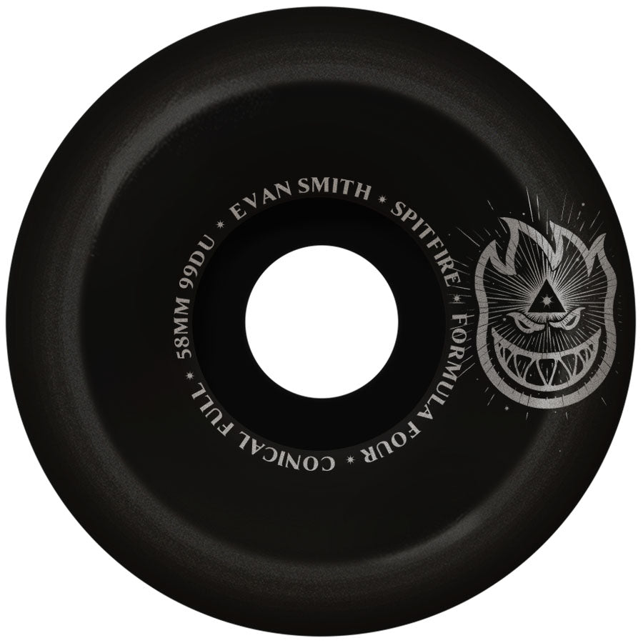 Evan Smth 99d F4 Conical Full Spitfire Skateboard Wheels