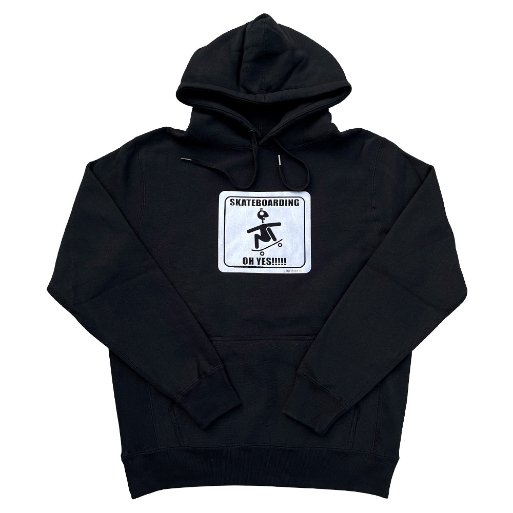 Jorp Skateboarding Oh Yes Hoodie - Black