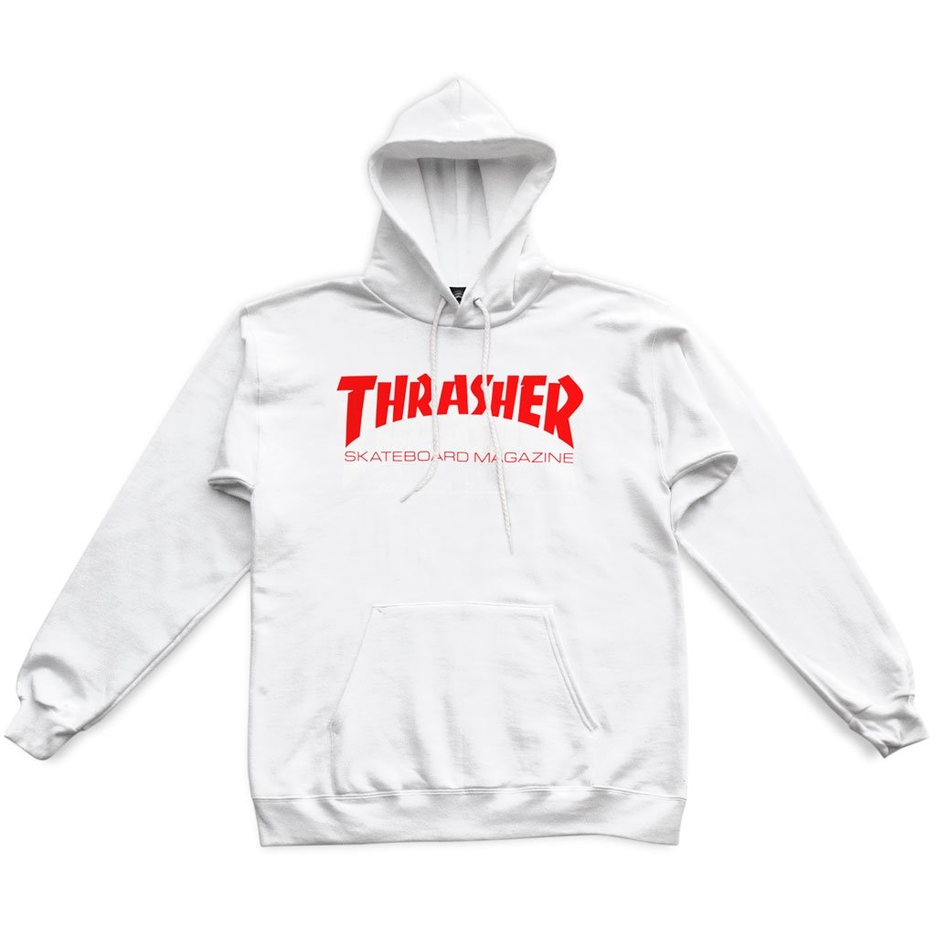 White Skate Mag Thrasher Magazine Hoodie