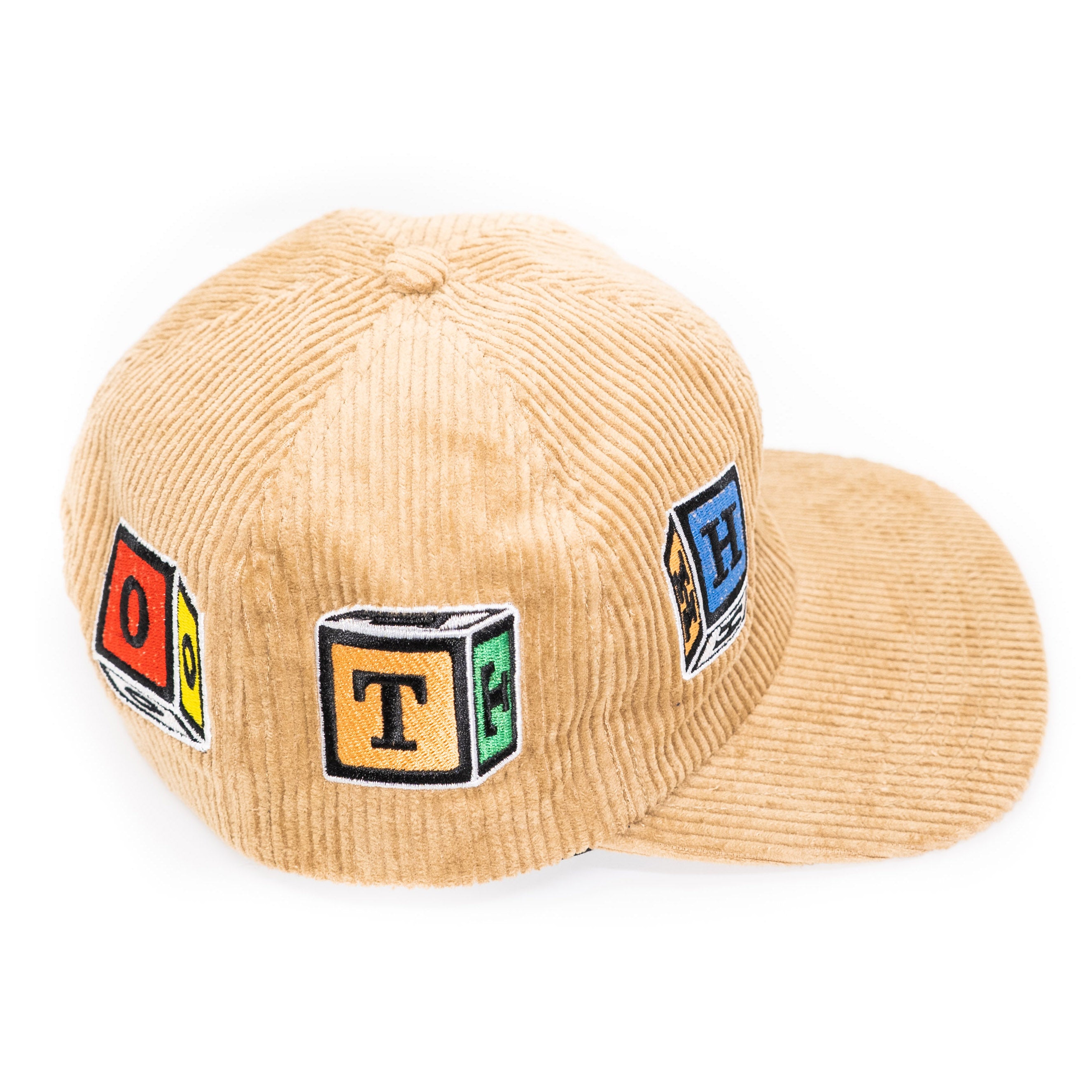 Smooth Toy Blocks Corduroy Cap - Khaki