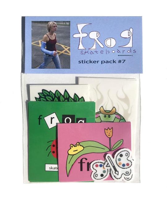 Sticker Pack 7 Frog Skateboards 