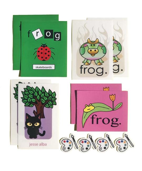 Sticker Pack 7 Frog Skateboards 