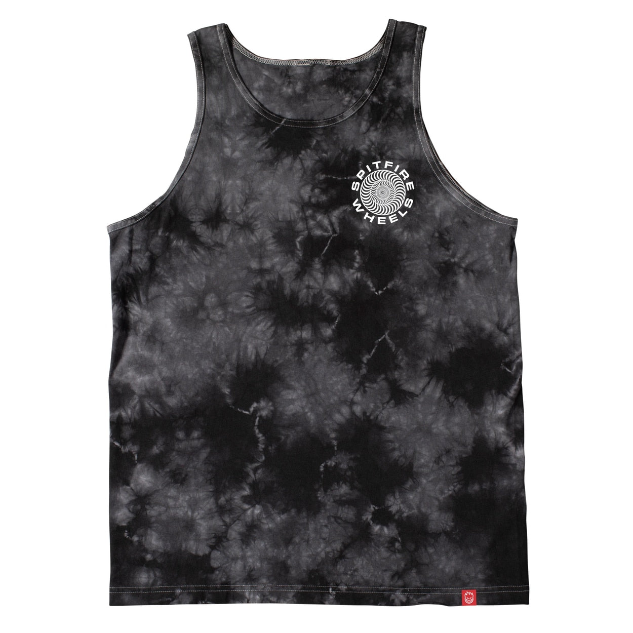 Spitfire Classic 87' Swirl Tank Top - Black Crystal