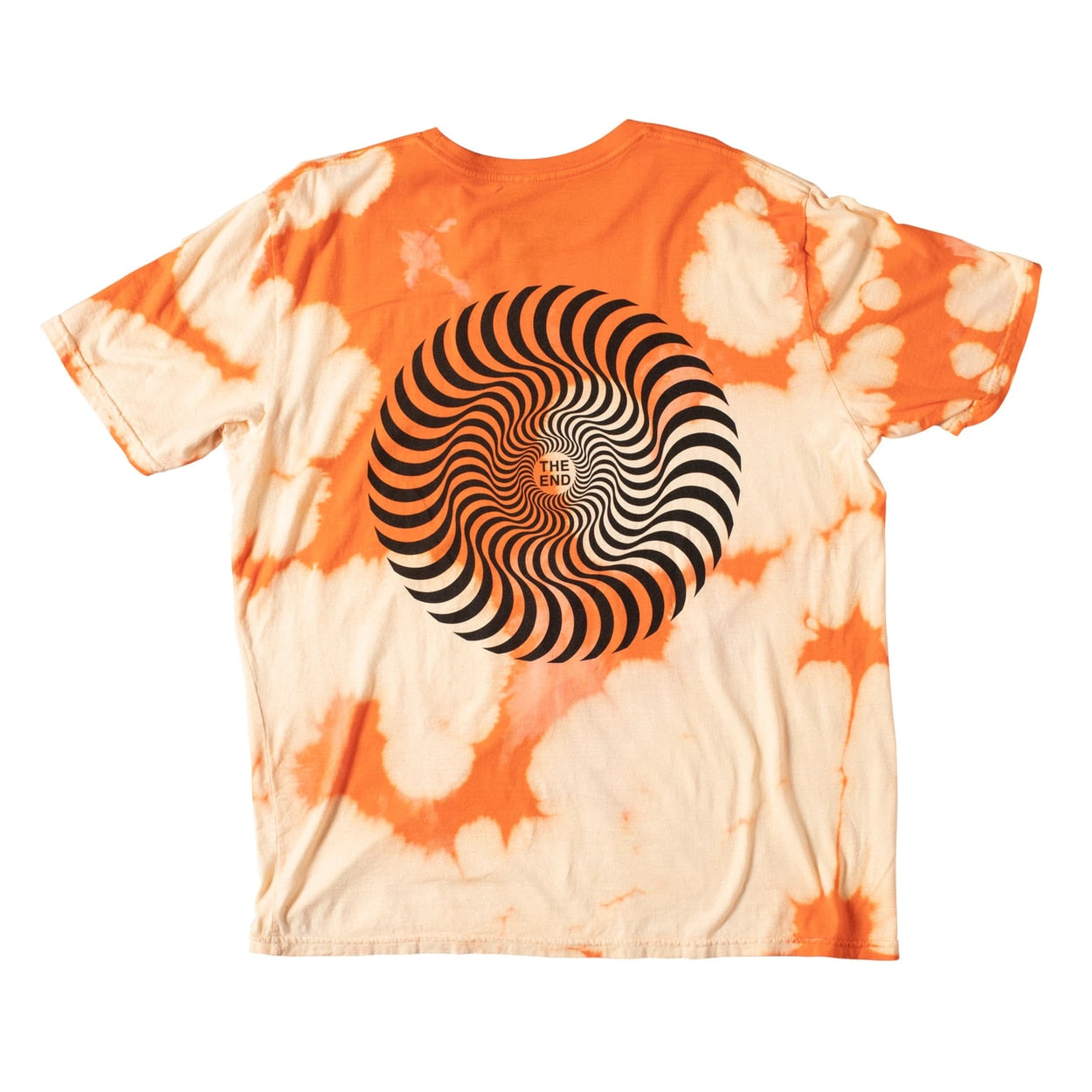 Spitfire Classic Swirl Tee - Orange/White/Black