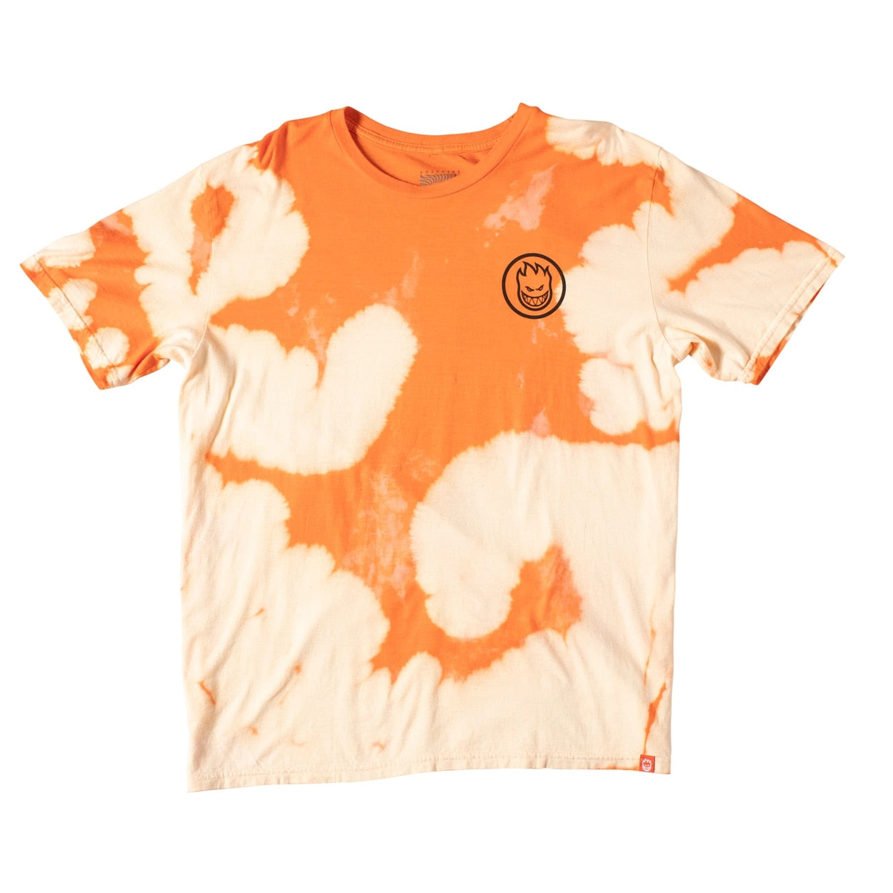 Spitfire Classic Swirl Tee - Orange/White/Black