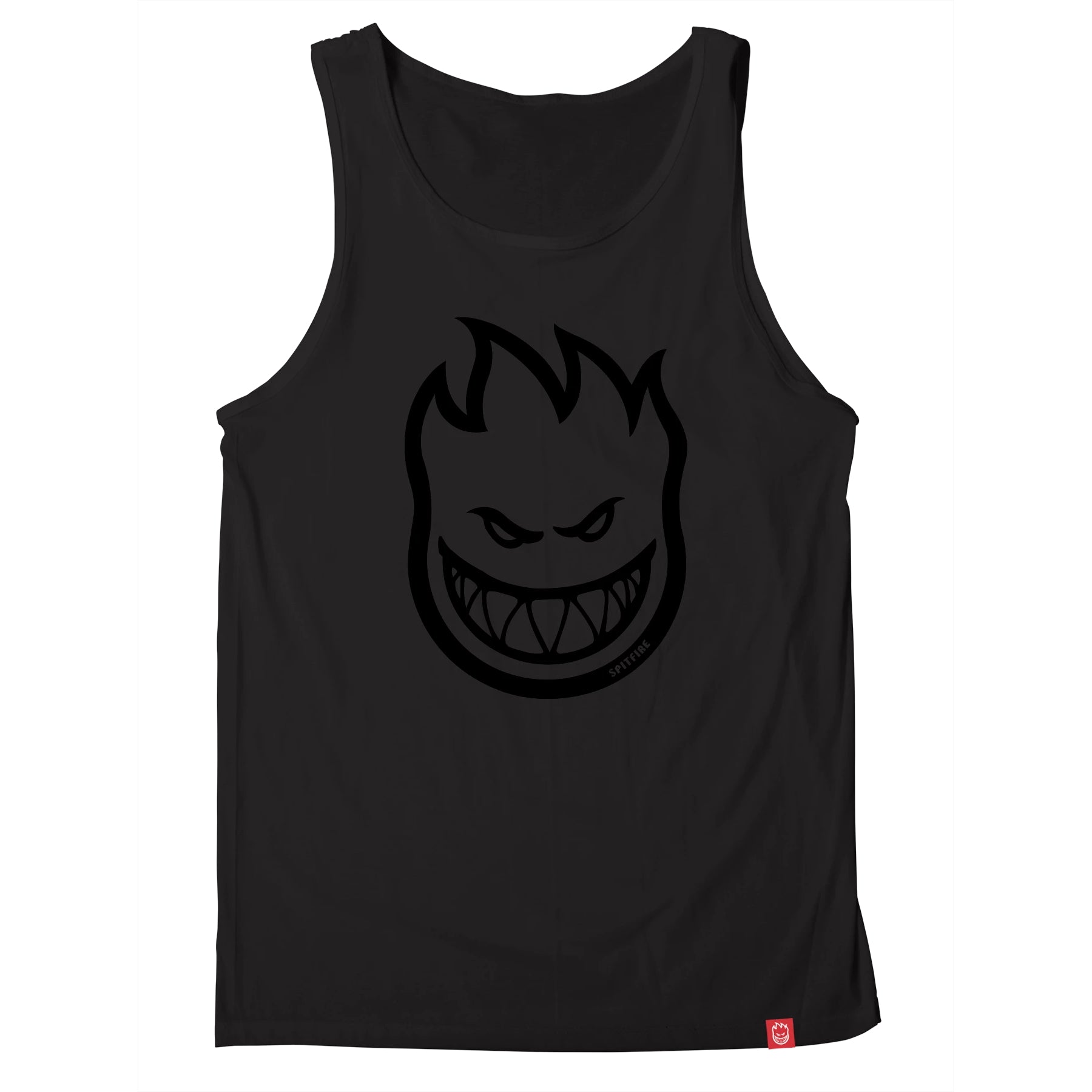 Black Spitfire Wheels Bighead Tank Top