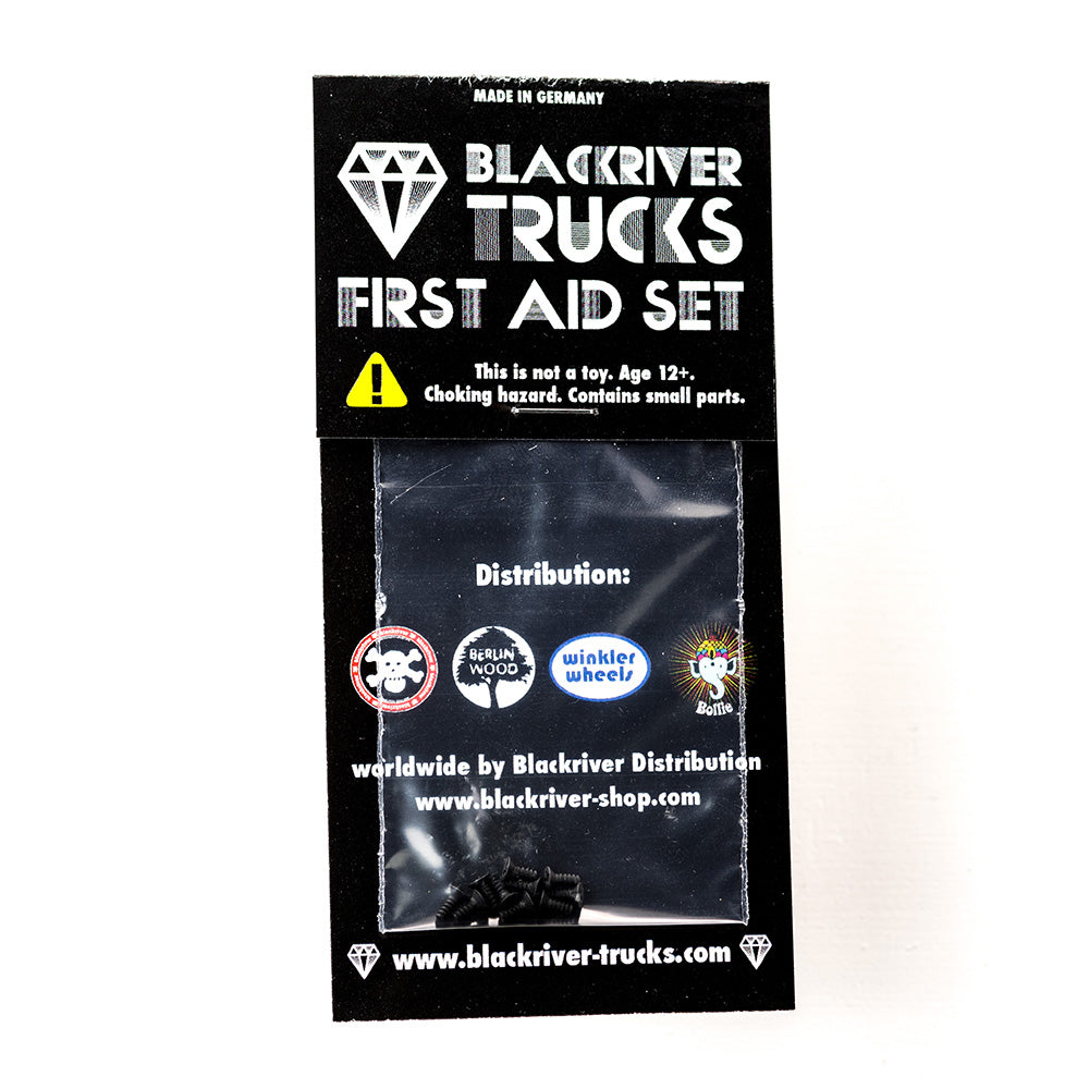 Black 10 pack First Aid Blackriver Trucks Screws