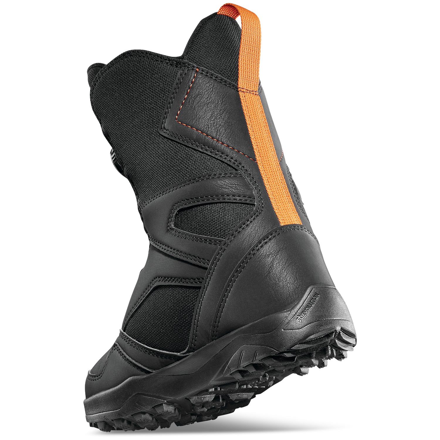 Black/Orange Kids ThirtyTwo BOA Snowboard Boot Side