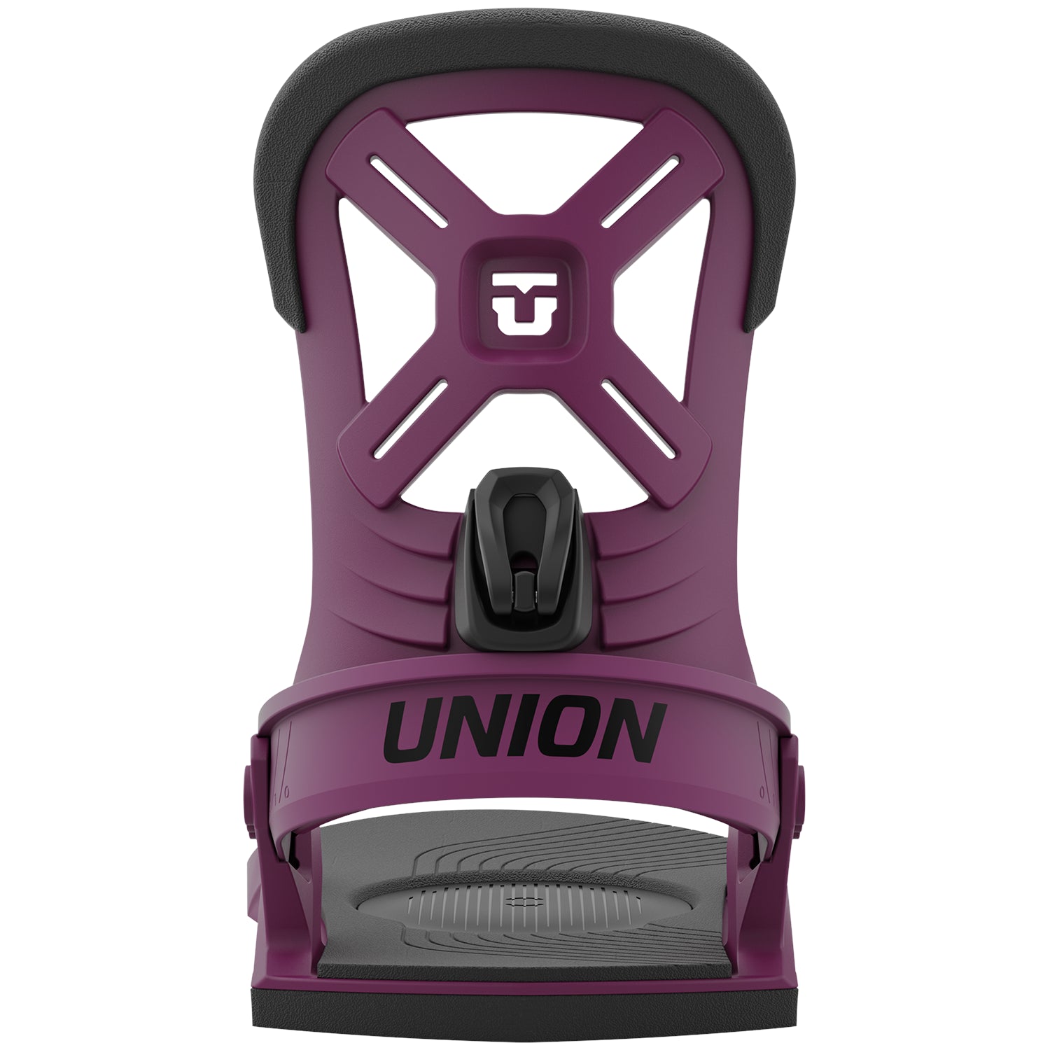 2023 Purple Youth Union Cadet Snowboard Bindings Back