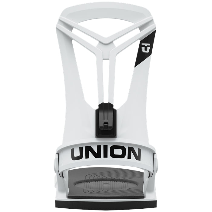 2023 White Union Flite Pro Snowboard Bindings Back