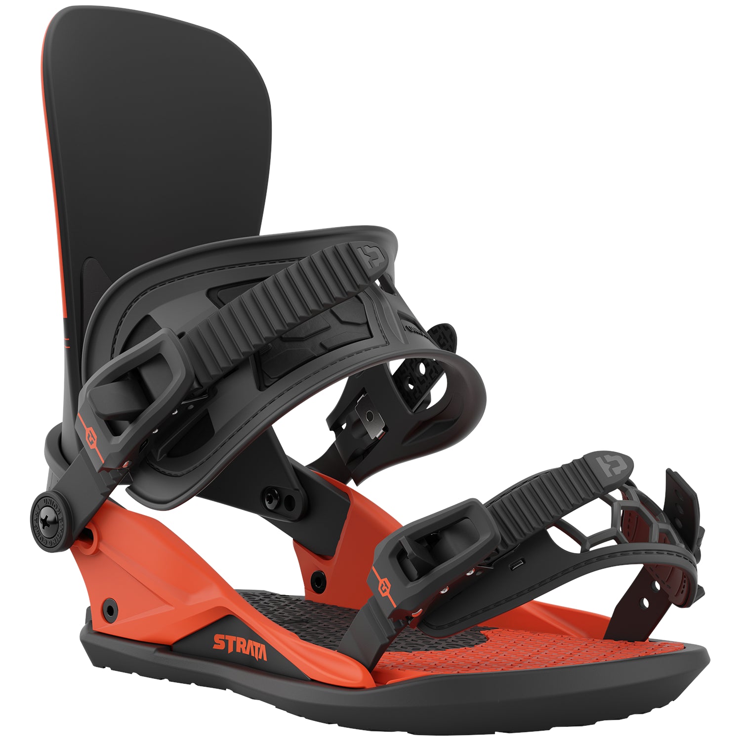 2023 Orange Union Strata Snowboard Bindings Front