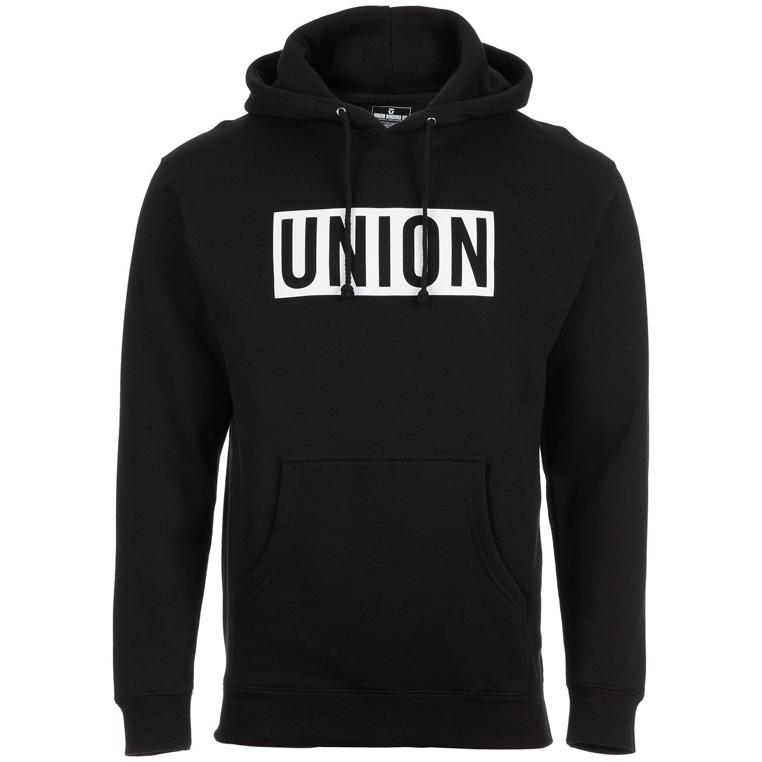 Black Team Logo Union Snowboard Bindings Hoodie