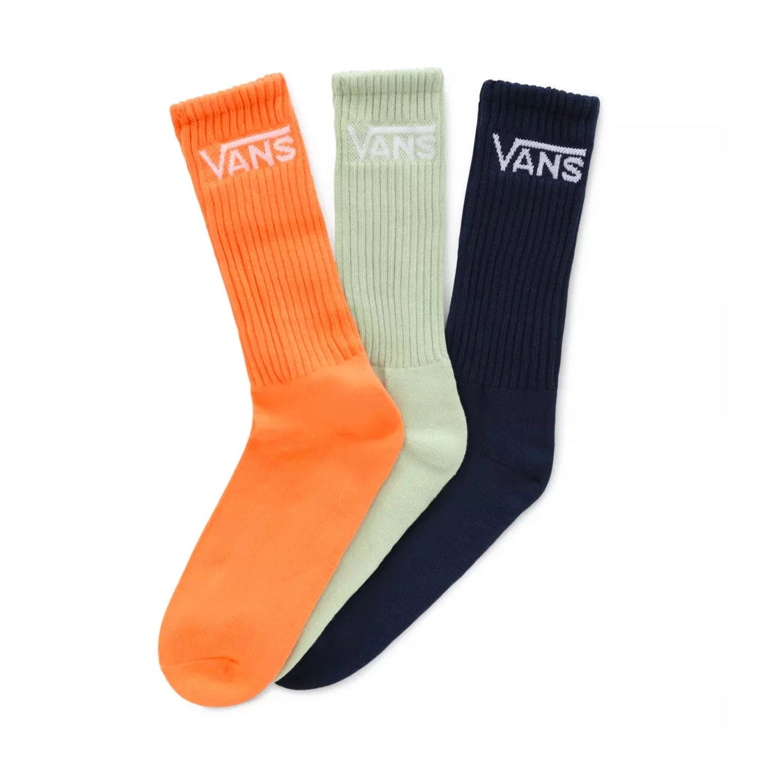 Celadon Green 3-Pack Classic Vans Crew Socks