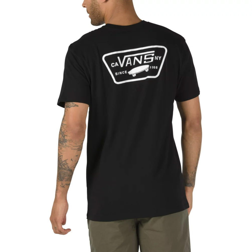 Black/White Vans Full Patch Tee