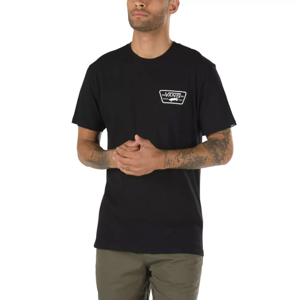 Black/White Vans Full Patch Tee