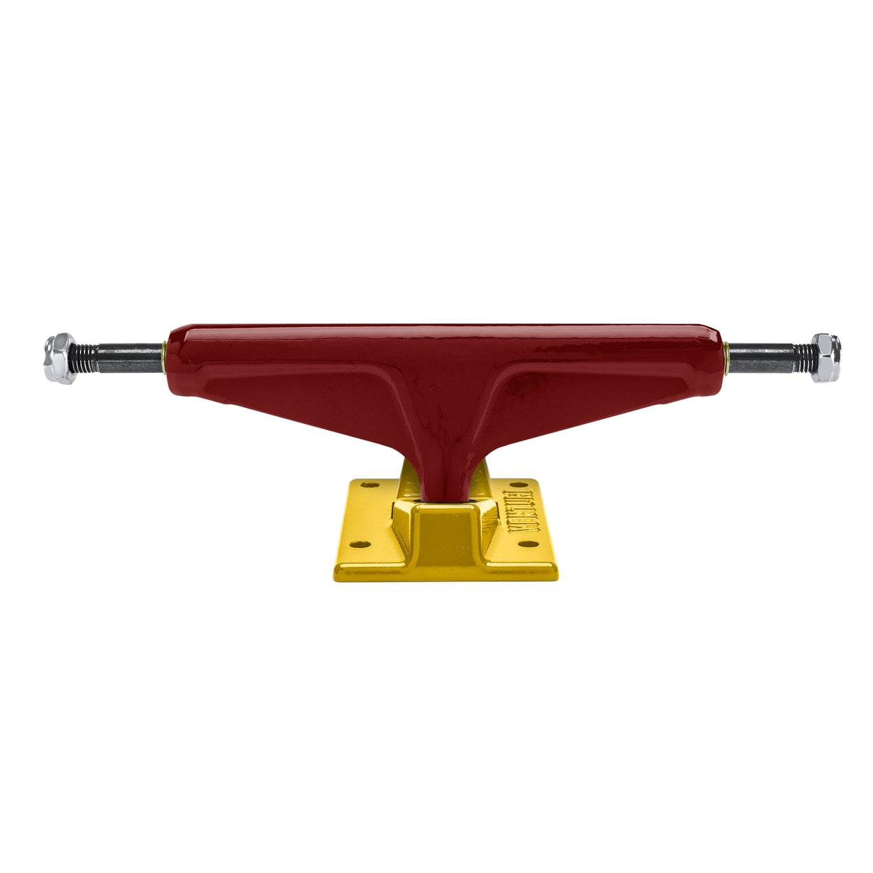 Venture Stadium Team Edition Skateboard Trucks - Burgundy/Yellow