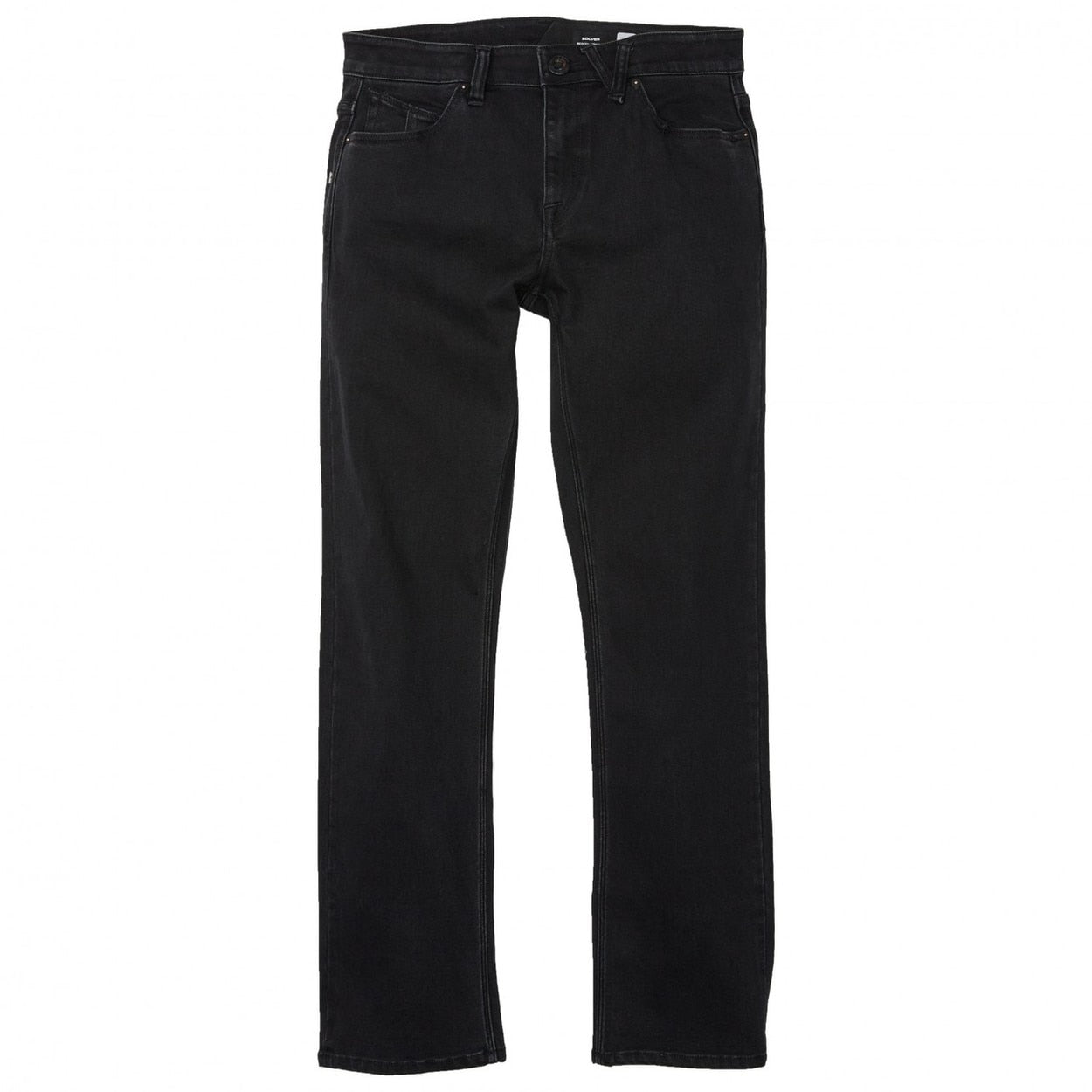 Volcom Solver Modern Straight Jeans - Blackout