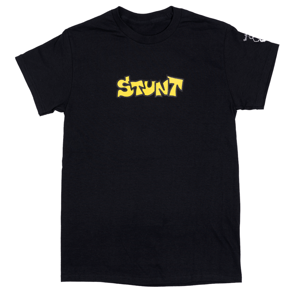 Black Stunt365 Word Tee